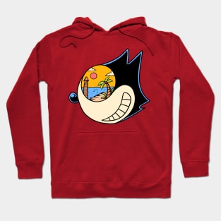 Head Felix dream a summer holiday in the beach Hoodie